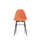 TA Upholstered Side Chair with Metal Base  option Red