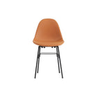TA Upholstered Side Chair with Metal Base