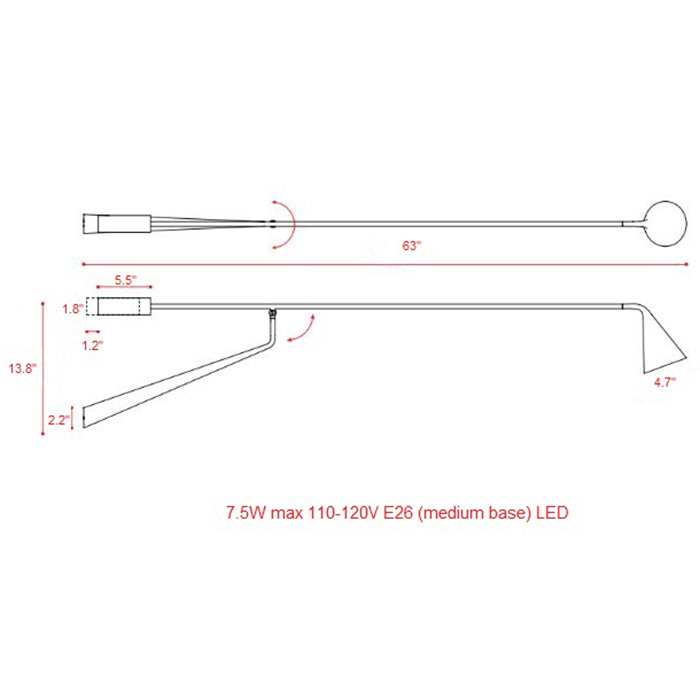 Gordon Orientable Wall Sconce
