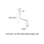 Gordon Telescopic Semi Flush Mount
