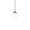 Legier LED Pendant Light  option Opal White / Copper