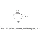 Legier LED Semi Flush Mount