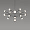 Nabila Chandelier  option Smoke / Black Chrome