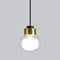 Nabila Pendant Light  option Clear / Brushed Brass