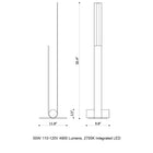 Nastro Curved LED Floor Lamp