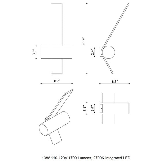 Nastro LED Wall Sconce