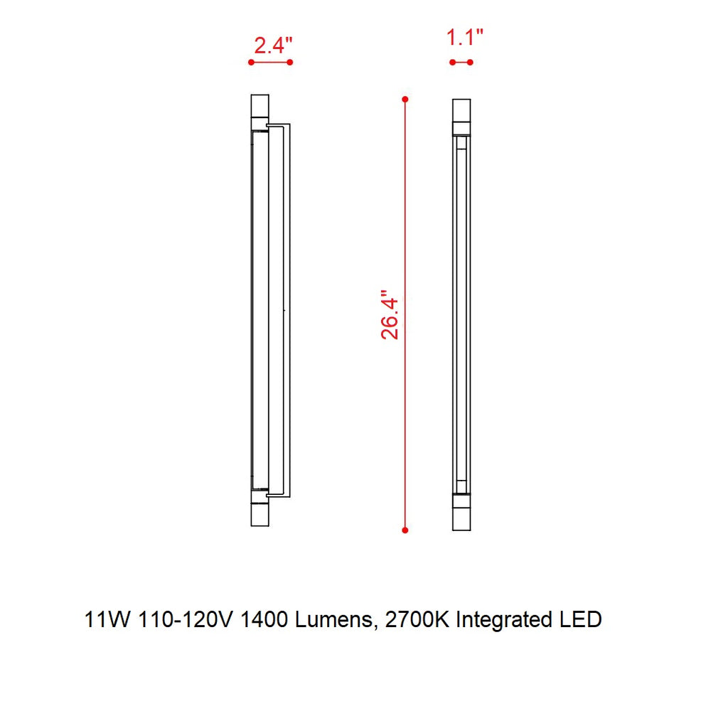 Thula Simple LED Wall Sconce