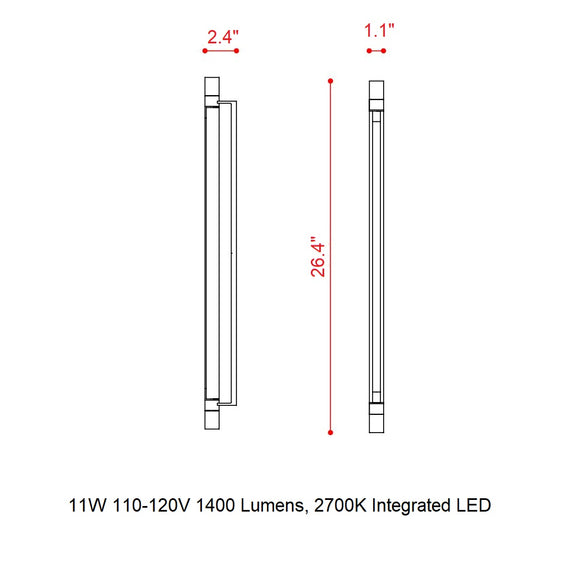 Thula Simple LED Wall Sconce