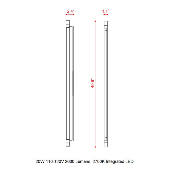 Thula Simple LED Wall Sconce