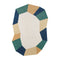 Facette Rug  option Bleu