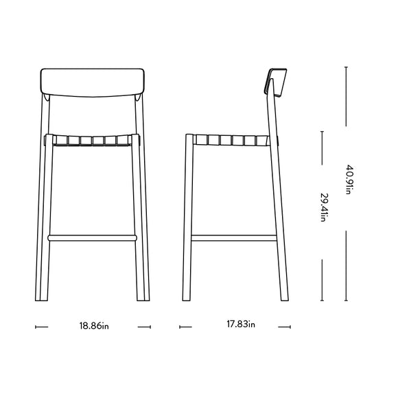 Betty Webbed Stool