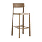 Betty Webbed Stool  option Smoked Oiled Oak / Natural Linen Webbing