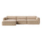 Develius Mellow Modular Sofa  option Configuration E