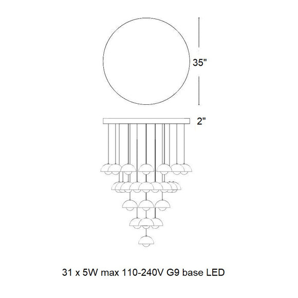 Flowerpot Chandelier