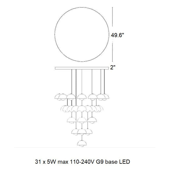 Flowerpot Chandelier