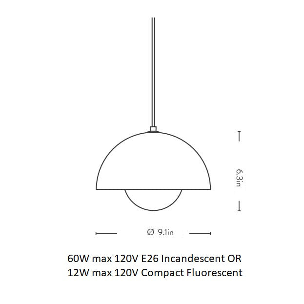 Flowerpot Pendant Light