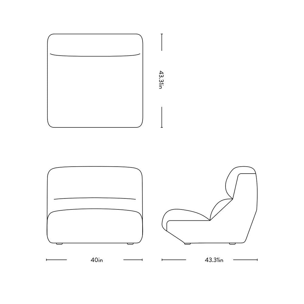 Hi Lo Module Sofa