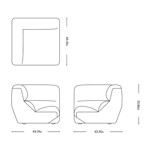 Hi Lo Module Sofa