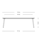 In Between Rectangle Dining Table