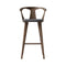 In Between Seat Upholstered Stool  option Bar: 30.2 in height