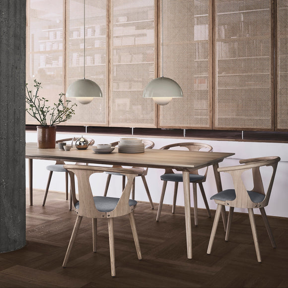 In Between Upholstered Dining Armchair