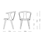 In Between Upholstered Dining Armchair
