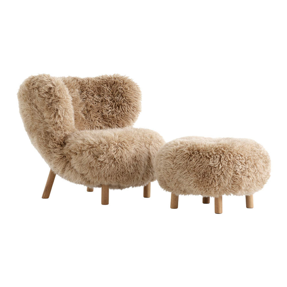 Little Petra Lounge Chair and Pouf