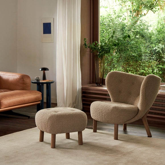 Little Petra Lounge Chair and Pouf
