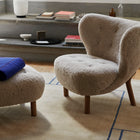 Little Petra Lounge Chair and Pouf