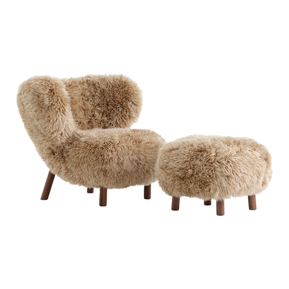 Little Petra Lounge Chair and Pouf