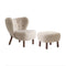 Little Petra Lounge Chair  option Matching Ottoman