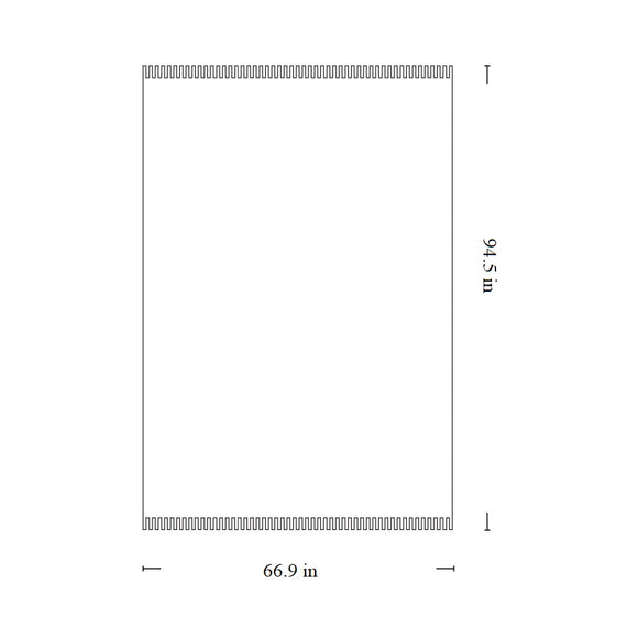 The Moor Rectangle Rug with Fringe