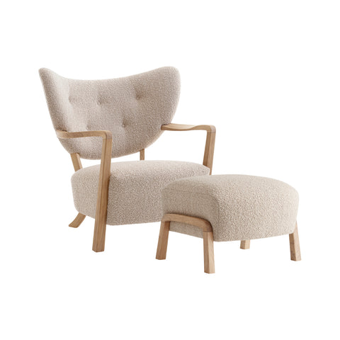 Wulff Lounge Chair and Pouf
