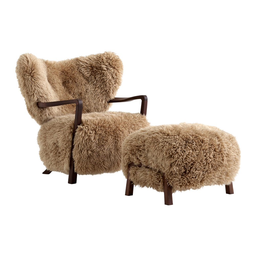 Wulff Lounge Chair and Pouf