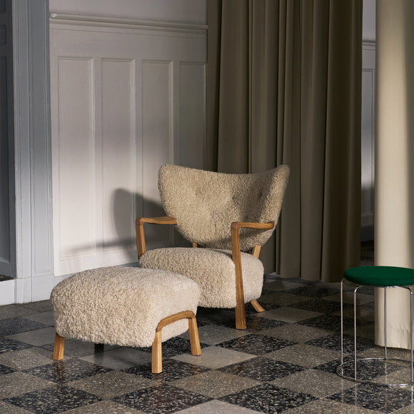 Wulff Lounge Chair and Pouf