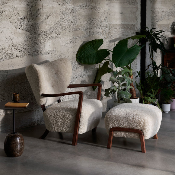 Wulff Lounge Chair and Pouf