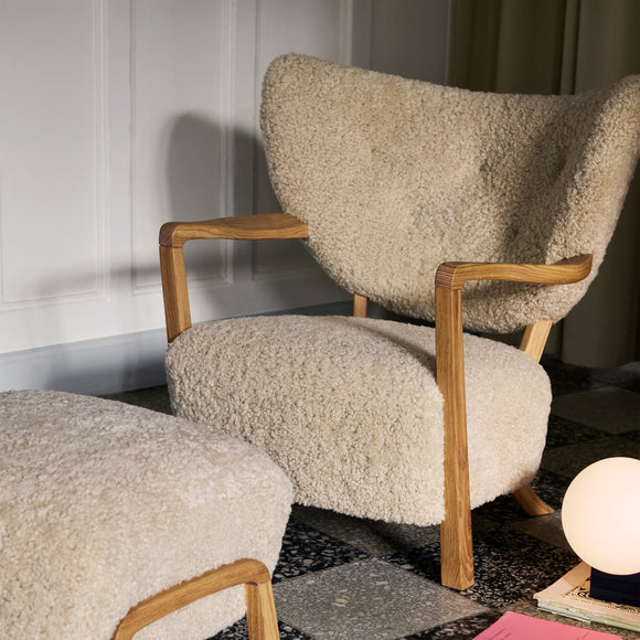 Wulff Lounge Chair and Pouf
