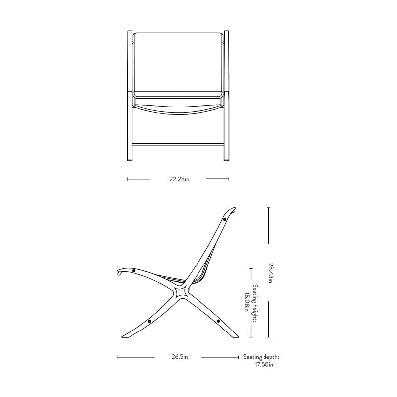 X Lounge Chair