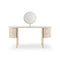 Roma Dressing Table  option Pinkish White / With Mirror