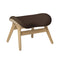 A Conversation Piece Ottoman  option Teddy Brown