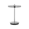 Asteria Move Portable Table Lamp  option Polished Steel / Polished Steel