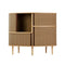 Audacious Highboard Cabinet  option Sugar Brown