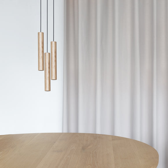 Chimes 3-Light Cluster LED Pendant Light
