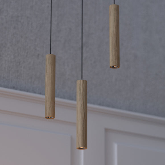 Chimes 3-Light Cluster LED Pendant Light