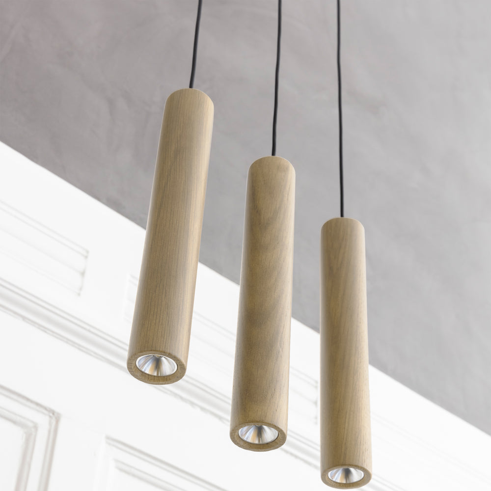 Chimes 3-Light Cluster LED Pendant Light