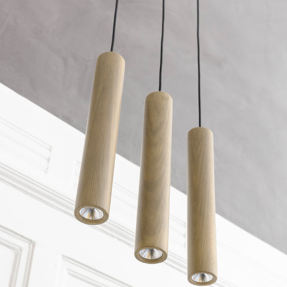 Chimes 3-Light Cluster LED Pendant Light