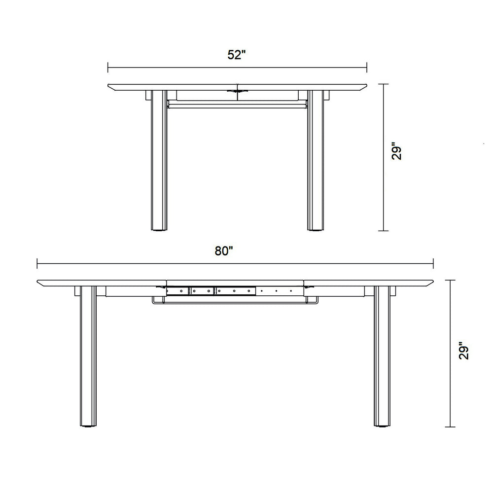Comfort Circle Extendable Dining Table