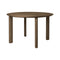 Comfort Circle Dining Table  option Dark Oak