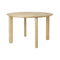 Comfort Circle Dining Table  option Light Oak