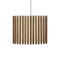 Komorebi Rectangular Pendant Light  option Dark Oak